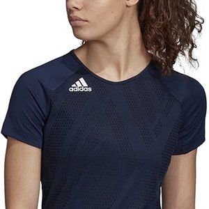🆕adidas Women's Quickset Jersey, XS-Collegiate Navy/Collegiate Navy/White, NWT
